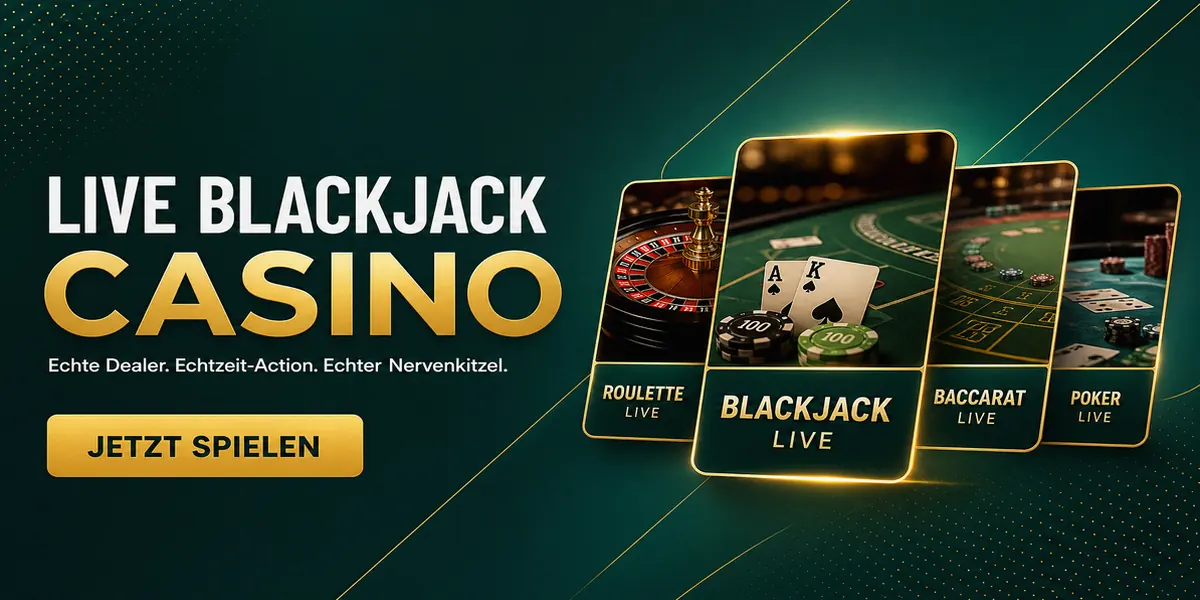 Live Blackjack Casino — Spielautomaten, Live-Casino und Jackpots